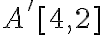 A'[4, 2]
