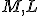 \small M,L
