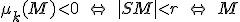  \small \mu_k(M) < 0 \quad \Leftrightarrow \quad |SM| < r \quad \Leftrightarrow \quad M 
